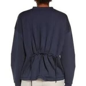 Sweaty Betty Women’s Low Tides Sweatshirt Navy Size M Activewear Athleisure